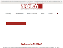 Tablet Screenshot of nicolay-oem.com
